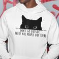 Cat Leute Da Draußen Cat French Language Kapuzenpullover Lustige Geschenke