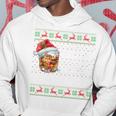 I'm Full Of Holiday Spirit It’S Called Bourbon Ugly Sweater Hoodie Personalized Gifts