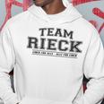 Team Rieck Stolze Familie Nachname Geschenk Kapuzenpullover Lustige Geschenke