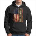 50 Years Old Vintage 1975 American Flag 50Th Birthday Men Hoodie