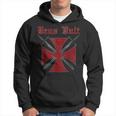 Deusult Helmet Templar Order Templar Holy Cross Kapuzenpullover