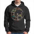 Dia De Los Muertos Chat Lune Sweat à capuche