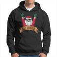 Sleigher Rock N Roll Santa Claus Christmas Hoodie