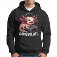 Gamesolotl Axolotl Video Gamer Kawaii Anime Boys Ns Hoodie