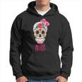 Mrs Sugar -Intage Avec Tête De Mort Dia De Los Muertos Mariée Sweat à capuche
