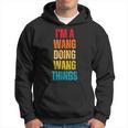 Wang Proud Family Retro Reunion Surname Kapuzenpullover