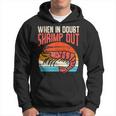 When In Doubt Shrimp Out Retro Bjj Brazilian Jiu Jitsu Kapuzenpullover