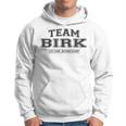 Team Birk Proud Surname Last Name Gray Kapuzenpullover