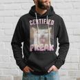 Cat Certified Freak Kapuzenpullover Geschenke für Ihn