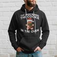 Christmas Pregnancy Man Behind Cookie Oven Xmas Husband Men Hoodie Gifts for Him