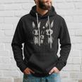 Creepy Cute Bunny Rabbits Horror Goth Grunge Alt Aesthetic Hoodie Gifts for Him