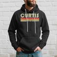 Curtis Nachname Lustiges Retrointage 80Er 90Er Geburtstag Wiedersehen Kapuzenpullover Geschenke für Ihn