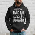 Damen Das Ist Ein Hagen Ding Du Würdest Es Nichterstehenorname Mit-Ausschnitt Kapuzenpullover Geschenke für Ihn