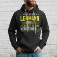 Damen Das Ist Ein Lehmann Ding Spruch Für Familie Lehmann Mit-Ausschnitt Kapuzenpullover Geschenke für Ihn