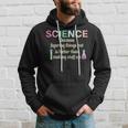 Damen Wissenschaft Weil Es Lehrer Lustig Und Cool Ist Dinge Herauszufinden Mit-Ausschnitt Kapuzenpullover Geschenke für Ihn