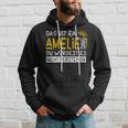 Damenorname Amelie Name Namenstag Spruch Das Ist Ein Amelie Ding Mit-Ausschnitt Kapuzenpullover Geschenke für Ihn