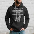 Ist So Ein Schnauzer Ding Lustiger Spruch Schnauzer Kapuzenpullover Geschenke für Ihn