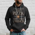 Pizza Das Ist Was Ich Essen Und Weiß Dinge German Kapuzenpullover Geschenke für Ihn