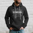 Schwegen New York Berlin Schwegen Meine Hauptstadt Kapuzenpullover Geschenke für Ihn