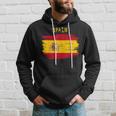 Spain Flag Brush Stroke Style Kapuzenpullover Geschenke für Ihn