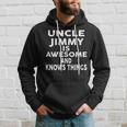 Uncle Jimmy Ist Tolle Und Weiß Dinge S Kapuzenpullover Geschenke für Ihn