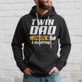 Werdender Papa Twin Dad 2025 Loading Twin Dad Kapuzenpullover Geschenke für Ihn