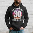 Wir Überlebben 30 Jahre Freundschaft Group Customisation Kapuzenpullover Geschenke für Ihn