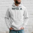 Distressed Team Pippen Jr Last Name Proud Family Gray Kapuzenpullover Geschenke für Ihn