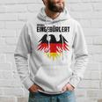 Einbürgert Team Deutschland Einbürgerung Kapuzenpullover Geschenke für Ihn