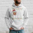 I'm Full Of Holiday Spirit It’S Called Bourbon Ugly Sweater Hoodie Gifts for Him
