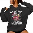 Bòbr Kurwa Christmas Jumper Polish Beer Bober Xmas Kurwa Red Kapuzenpullover für Damen