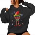 Christmas Outfit Sparkling Wine Elf Christmas Kapuzenpullover für Damen