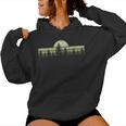 Forest Trees Nature Outdoors Retro Vintage Graphic Women Hoodie