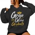 Grow Glow Graduate Student Proud Woman Christmas Women's Hoodie