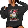 Ho Ho Hol Mir Mal Ein Bier Santa Claus Beer Kapuzenpullover für Damen