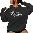 Women's Her King His Queen Couple Kapuzenpullover für Damen