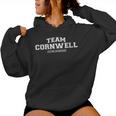 Women's Team Cornwell Proud Surname Last Name With-Neck Kapuzenpullover für Damen