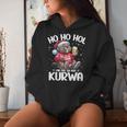 Bòbr Kurwa Christmas Jumper Polish Beer Bober Xmas Kurwa Red Kapuzenpullover für Damen Geschenke für Sie