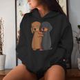 Dachshund Dachshund Teckel Women's Kapuzenpullover für Damen Geschenke für Sie