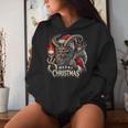 Goth Santa Claus Gothic For Krampus Ugly Christmas Women Hoodie Gifts for Her