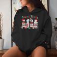 Silent Night Merry Christmas Nurse Pills Pharmacist Pharmacy Women Hoodie Gifts for Her