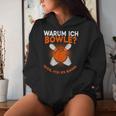 Why I Bowle Weil Ich Es Kann Bowling Kapuzenpullover für Damen Geschenke für Sie