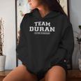 Women's Team Duran Proud Family Name Last Name With-Neck S Kapuzenpullover für Damen Geschenke für Sie