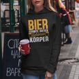 Beer Formte Diesen Schönen Körper Drinking Saying Kapuzenpullover für Damen Lustige Geschenke