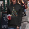 Dna Christmas Tree Science Puns Christmas Teacher Women Hoodie Personalized Gifts