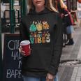 Vintage Groovy Christmas Santa Claus Christmas Vibes Women Hoodie Funny Gifts