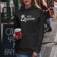 Women's Her King His Queen Couple Kapuzenpullover für Damen Lustige Geschenke