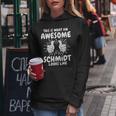 Women's Schmidt Surname Schmidt Surname Schmidt With-Neck Kapuzenpullover für Damen Lustige Geschenke