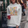 In My Stay At Home Mom Era Retro Groovy Stay At Home Mom Women Hoodie Personalized Gifts