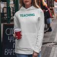 Unterrichten Ist Mein Ding Teacher Kapuzenpullover für Damen Lustige Geschenke